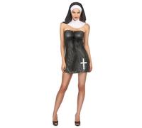 Sexy bustier nun costume for women