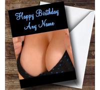 Sexy Cleavage Customised Birthday Greetings Card- Birthday Cards/Sexy & Rude Birthday Cards | Birthday Card | Sexy & Rude Birthday Card