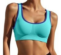 Sexy Clothing Women's Strong Supportive Yoga Bra Plus Size for Women, Seamless Workout Top, Comfortable Sports Bra for Running in the Gym and Fitness Alternative Women's Clothing, Mint Green, L