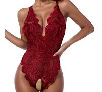 Sexy Comfortable Fringe Knit Striper Robe with Deep V-Neck Cotton Bralette Nighty by Artist's Brand - Perfect for Family Christmas PJs Matching Women's Underwear - Includes Robe