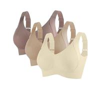 Sexy Deep V Sports Bras Women Coverage Push Up Yoga Gym Bras