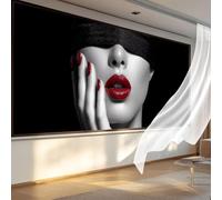Sexy Diamond Painting Lips Large Diamond Art for Adults 200x90cm,DIY Craft Kits for Beginners Crystal Rhinestone Dimond Canvas Mosaic Paintings for Home Wall Room Decor,Hobbies for Women Gifts qL81