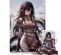 Sexy Dragon Lady Adults Puzzles 1000 Piece Jigsaws Mind Exercise Toy Relaxed Mind Design Assembly Santa Wish Gift 50x75cm
