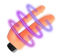 Sexy Emporium 8 Inch G-Spot - Double Dildo Vibrator - Multispeed - White Flesh