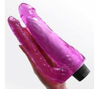 Sexy Emporium 8 Inch G-Spot Pink Vibrator - Multispeed - Double Penetration Vibrating Dildo