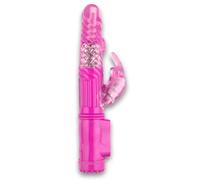 Sexy Emporium 9 Inch Double Rabbit Dildo Vibrator - Vibrating Sex Toy - 12 Multispeed/Mode - Purple/Pink for Women and Couples Adult (Pink)