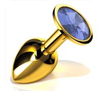 Sexy Emporium - Luxury Jewell Butt Plug Anal Sex Toy for Beginners Sex Toys for Men Women Couples Gold, Dark Blue Gemstone