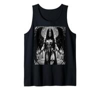 Sexy Fallen Angel - Demon Girl - Devil Girl Pinup Ver #1 B&W Tank Top