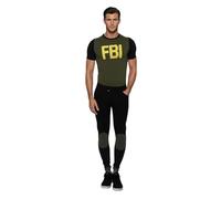 Sexy FBI Roleplay Costume - Command the Room in Style | Shirt, Pants & Extra Cap - Size L