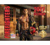 Sexy Fireman Calendar 2027 Hot Firefighter Monthly Wall Calender 12 Month