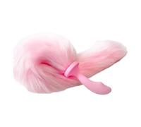 Sexy Fox Anal Plug Tail Silicone Anal Toys for Women Men Butt Plug Dildos Small Tail Anal Plug Cosplay Sex Toys Women Vibrator Pink One Size