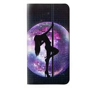 Sexy Girl Disco Pole Dance PU Leather Flip Case Cover For Motorola Moto G8 Plus