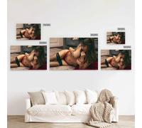 Sexy Girl Lying on The Ground Poster Poster Vintage Art, Wall Canvas, Decoration Aesthetic, Living Room, Kids Room Dormitory, Cafe, Bathroom, Suitable for Bedroom, Gym, Cool Classic 20x30inch(50x75cm)