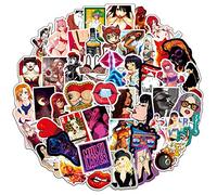 Sexy Girl Stickers 50 pcs Vinyl Anime Bikini Sticker Waterproof Adult Beauty Woman Stickers for Laptop Water Bottle Skateboard Computer Luggage Car Bumper Motorcycle Bicycle