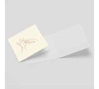 Sexy Hand Gesture Square Greetings Card (14.8cm x 14.8cm)