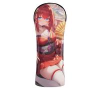 Sexy Japanese-style Kimono Beauty Golf Club Head Cover Set Premium Leather Accessories with Interchangeable No. Tags for wood golf accessories