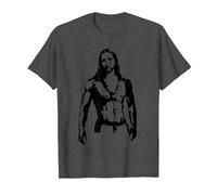 Sexy Jesus in BDSM Harness Gay Pride T-Shirt, Men, Dark Heather Grey, Medium