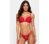 Sexy Lace Padded Boost Bra Ann Summers Red 38D