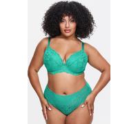 Sexy Lace Padded Plunge Bra Ann Summers Green 34B