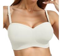 Sexy Lingerie for Women, Large Size Push-Up Bra for Discreet Support and Lifting Effect Comfortable Underwire Lightly Lined Everyday T-Shirt