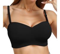Sexy Lingerie for Women, Large Size Push-Up Bra for Discreet Support and Lifting Effect Comfortable Underwire Lightly Lined Everyday T-Shirt