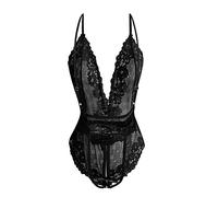 Sexy Lingerie for Women Sets Naughty Plus Size, See Through PVC Lingerie Sets for Women UK Plus Lingerie Set Teddy Babydolls with Thigh Garter Lightning Deals of The Day