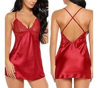 Sexy Lingerie for Women Sex Plus Size Crotchlessropa De Dormir Talla Grande 3XL Camisón Encaje Ropa Vestido Babydoll Lencería Roja Bata Sexual Interior Erótica-06