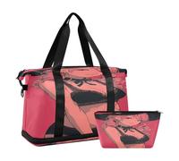 Sexy Little Anime Witch Waterproof Sports Gym Bag Carry on Bag with Adjustable Strap for Business Trips