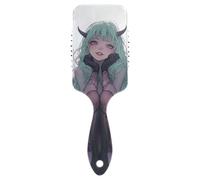 Sexy Little Devil Anime Girl cute massager hair growth Designed wet dry brush for hair growth with Ergonomic handle cepillos para cabello