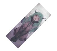 Sexy Little Devil Anime Girl printed yoga mat with carrier bag for home, natural rubber non slip, with yoga mat bag carrier tapete para ejercicio 71x26 inches
