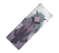 Sexy Little Devil Anime Girl printed yoga mat with carrying bag Thick 1 mm for home non slip, with bag tapete para ejercicio 71x26 inches