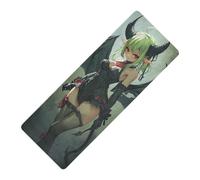 Sexy Little Devil Anime Girl printed yoga matt for men, natural rubber non slip, with Yoga mat cover tapete para ejercicio 71x26 inches