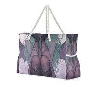 Sexy Little Devil Anime Girl Sandproof Tote Bag With Pockets with side pocketes Bag With Zipper Perfect for Travel Pool Swim Beach Vacation Necessities
