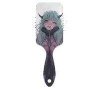 Sexy Little Devil Anime Woman smooth hair brush blow Designed wet dry brush for curly hair with Ergonomic handle cepillo para definir rizos