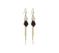 sexy long tassel earrings in the shape goddess-style earrings with a micro-inlay