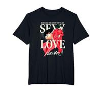 Sexy Love T-Shirt, Men's Big and Tall, Black, 2X Tall