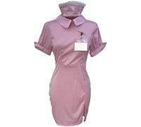 Sexy Nurse Outfits Fancy Dress, Women Naughty Nurse Costume Lingerie Set, Cosplay Babydoll Uniform Roleplay Bodysuit With Headpiece G-String Stockings For Ladies Halloween Party Clubwear