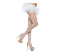 Leg Avenue One Size White Nylon Fishnet Pantyhose