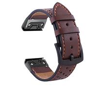 Sexy outfit 26 22mm Leather Watchband For Garmin Fenix 5X 5 5S Plus 3HR 6 6S 6X Pro 935 D2 Enduro Quick Release Easy fit Wrist Band Strap