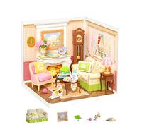 Sexy outfit Super Creator Holiday Tea Time, DIY Miniature House Kits Dollhouse Collectibles & Action Figures, Mini House Model Kits for Adults to Build, Birthday for Teens & Adults