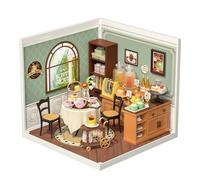Sexy outfit Super Creator Series DIY Miniature House Kits Dollhouse Model Kits with Accessories Hobbies of Women Christmas Birthday Gift for Adults (Sweet Sips Tea)