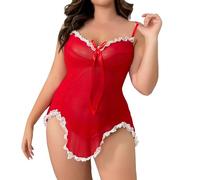 Sexy Outfits Santa Cosplay Outfit Red Belt for Women Lace Bodysuit Costume Stockings and Suspenders Lingerie Sets Halloween Christmas Carnival Of the Damn Fancy Dress Victorian Set