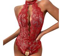 Sexy Outfits Women Uk Lingere Women's Underwear Lingerie Sets Crotchless for Teddy Lenceria Set Bodysuit Womens All In One Lace Ladies Extra Small Pink