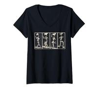 Sexy Retro Burlesque Dancer Vintage Striptease Cabaret V-Neck T-Shirt