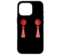 Sexy Retro Burlesque Pasties Red Stripper Tassel JGA Case for iPhone 16 Pro