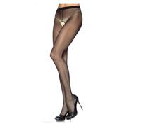 Leg Avenue 1905Q Plus Size Crotchless Pantyhose, Plus Size, Black