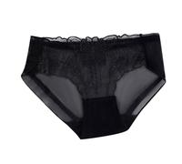 Sexy Underwear For Women With High Aesthetic Value Mesh Triangle Pants Exquisite Lace Embroidery Low Waist Trainer for Full Body