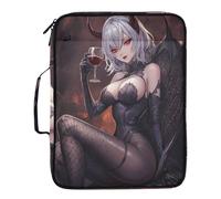 Sexy Vampire Anime According File Organizer 7 Pockets A4 Letter Size with Zipper Closure for Home Office Travel Organizer with Pockets