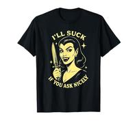 Sexy Vampire Sexual Innuendo Halloween T-Shirt