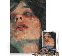 Sexy Women 1000 Pieces Jigsaws Adults Puzzles Gifts Mind Skill Toy Quiet Fun Design Assembly 38x26cm